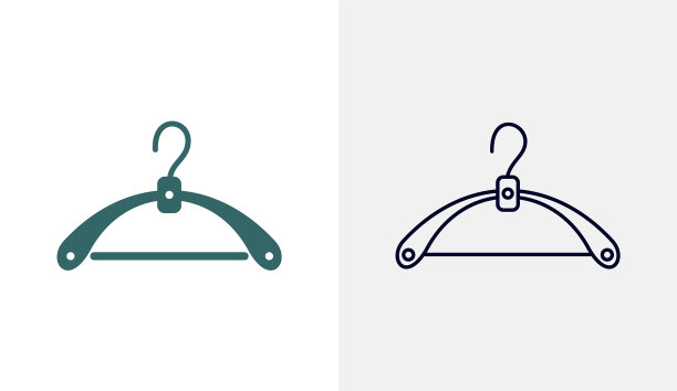衣架图标标识设计模板时尚图标图片下载