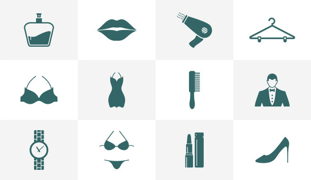 时尚图标标志概念创意设计图片下载