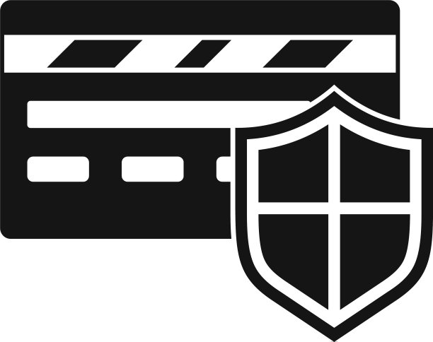 安全的个人卡图标简单的风格图片下载