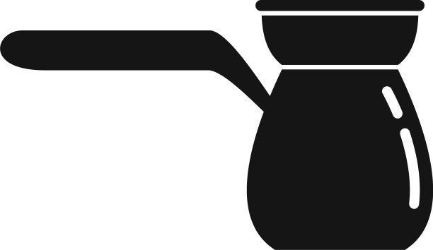 咖啡厨房壶图标简约风格图片下载