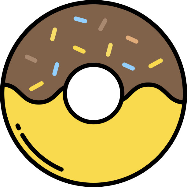 甜甜圈图标图片下载