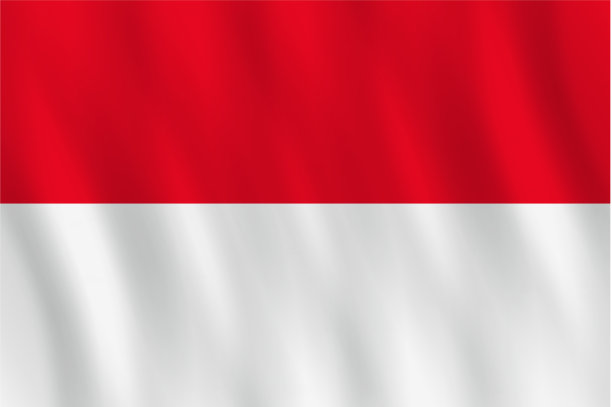 印尼国旗与挥舞效应官方图片下载