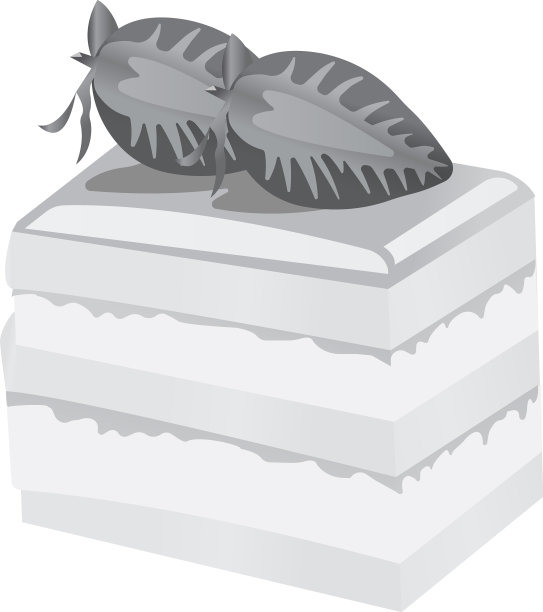 带有泥土浆果的切片蛋糕图片下载