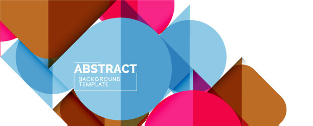 简单的圆圈和三角形是抽象的背景图片下载