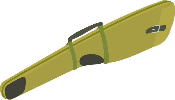 狩猎步枪袋图标等距风格图片下载