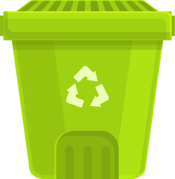 垃圾桶图标卡通风格图片下载