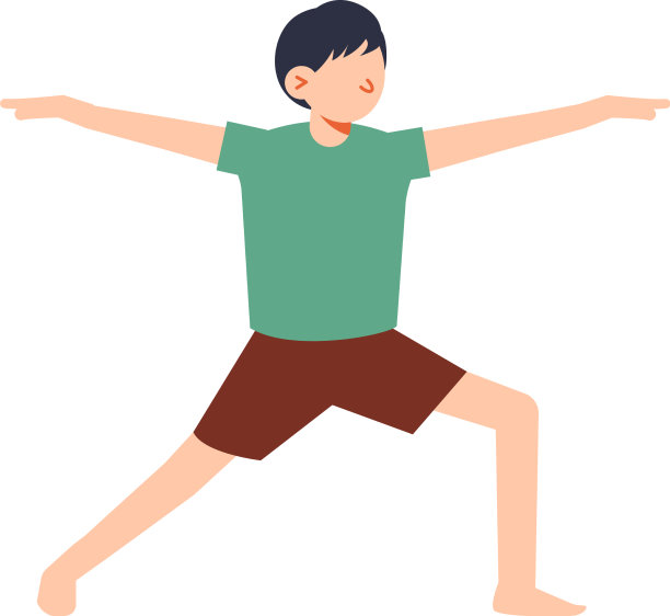 男孩做瑜伽图片下载