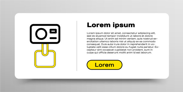 线行动极端相机图标孤立在白色图片下载