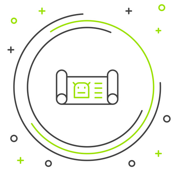 线机器人蓝图图标隔离在白色上图片下载