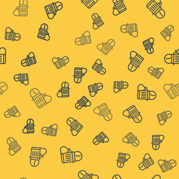 蓝线浪费时间图标隔离无缝图片下载