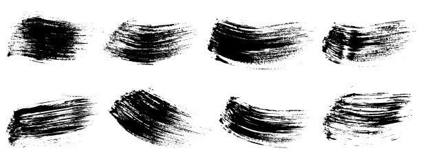 设定笔触墨黑油漆图片下载