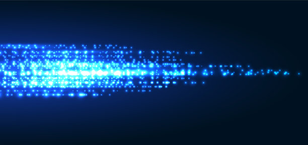 抽象技术未来的蓝色魔法图片下载