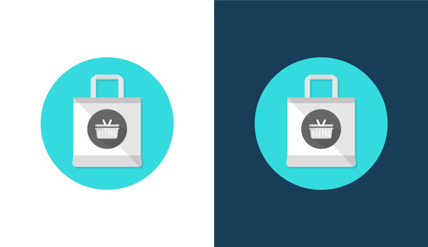 商店袋扁平图标模板网上商店图标图片下载