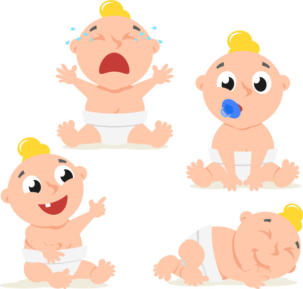 带着尿布坐着睡觉图片下载