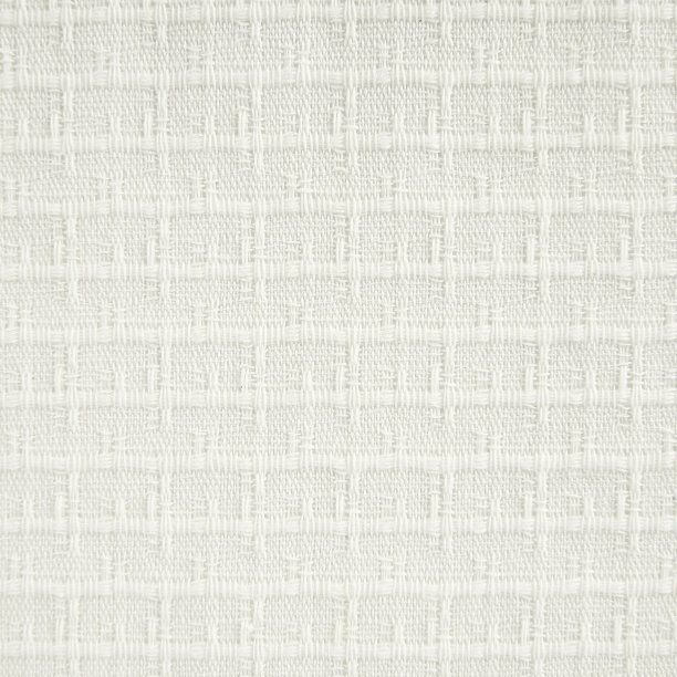 窗帘面板的特写与华夫纹理在白色图片下载