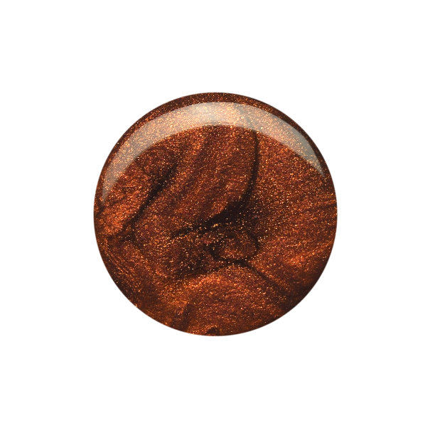 白色皮肤上有青铜圆形指甲油印迹图片下载