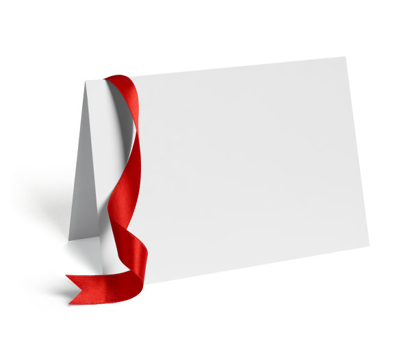 折叠传单红丝带蝴蝶结纸模板书桌面日历图片下载