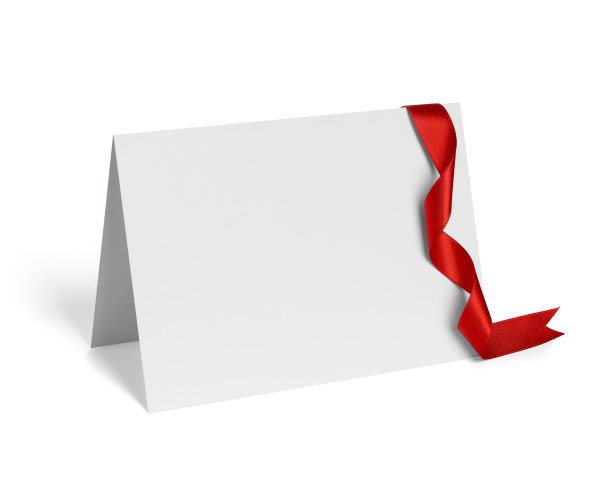 折叠传单红丝带蝴蝶结纸模板书桌面日历图片下载