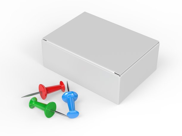 圆头金属文具推销盒包装。图片下载