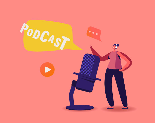 戴着耳机的小女人对着大女人说话图片下载