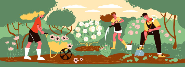 园林作品户外构图图片下载