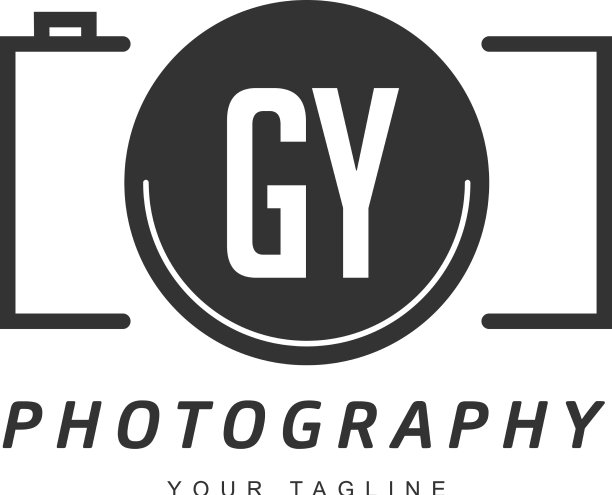 字母Gy标志设计与相机图标图片下载
