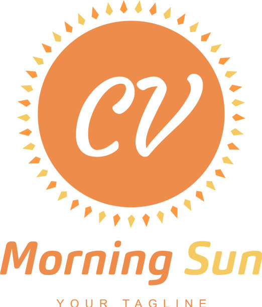 求职信logo设计用太阳图标晨光图片下载