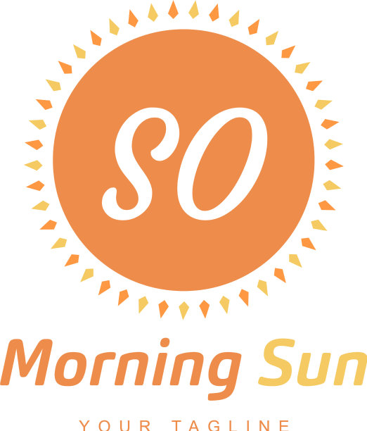 所以字母标识设计用的是早晨的太阳图标图片下载