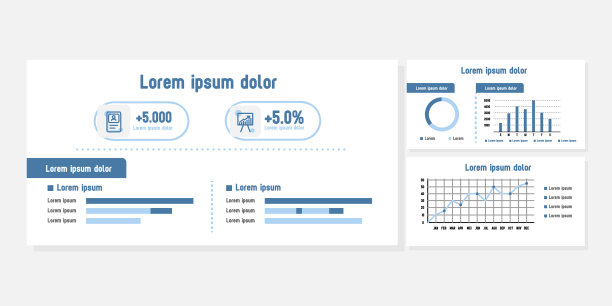 设置信息图表模板设计图片下载