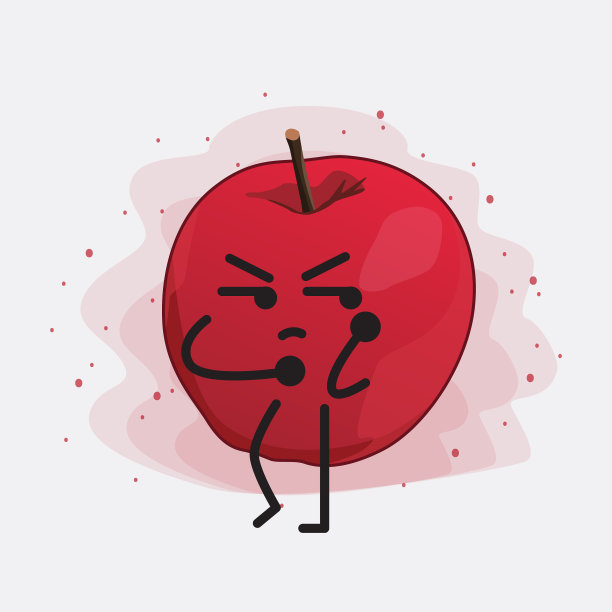 可爱的苹果的角色图片下载