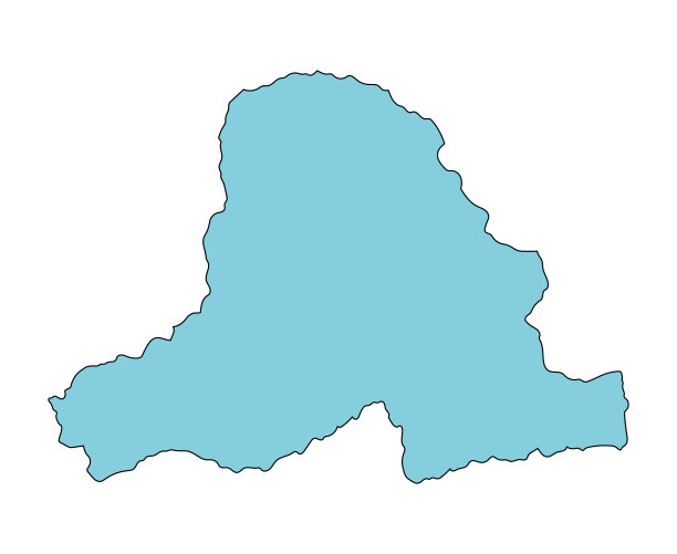 日本山梨县大月城地图。图片下载