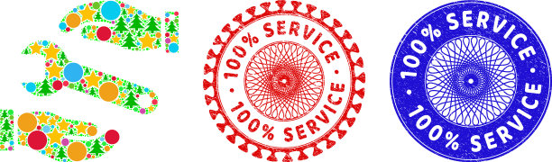 100%服务刮印和服务图片下载