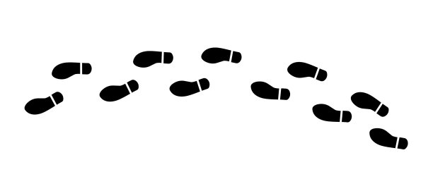 脚步shoeprint图标图片下载