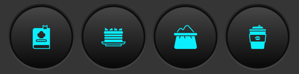 将食谱、蛋糕袋、面粉和咖啡杯放入图片下载