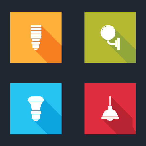 设置led灯泡、壁灯或壁灯图片下载