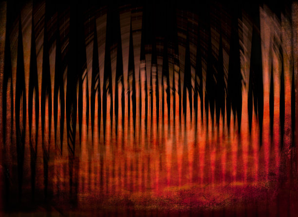 数码红黑背景。抽象的几何线条和图案图片下载