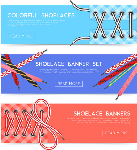 蕾丝鞋横幅图片下载