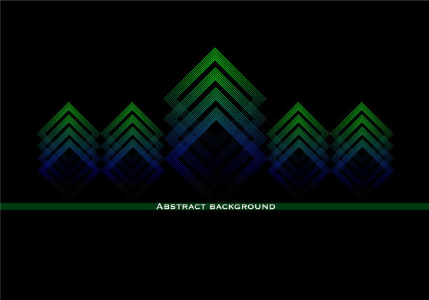 背景上有抽象的云杉森林标志图片下载