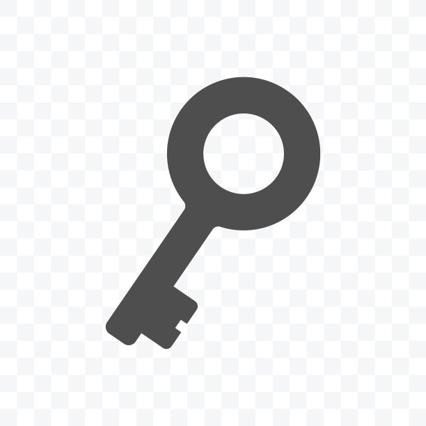 关键图标隔离在透明的背景图片下载