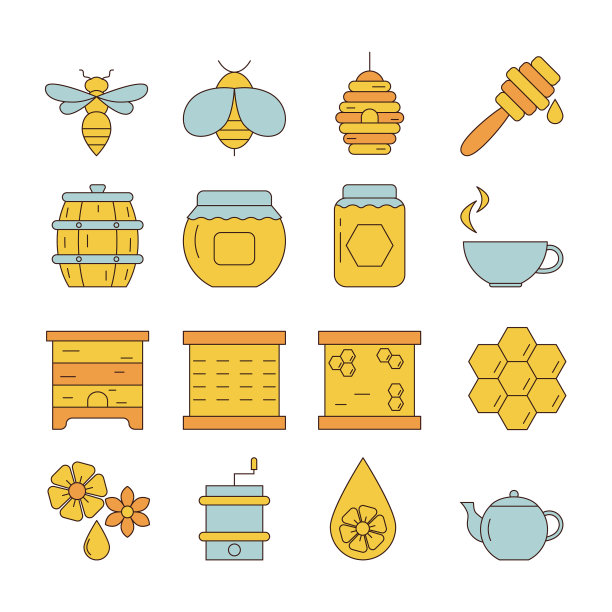 设置蜂蜜和养蜂图标设置蜂蜜图片下载