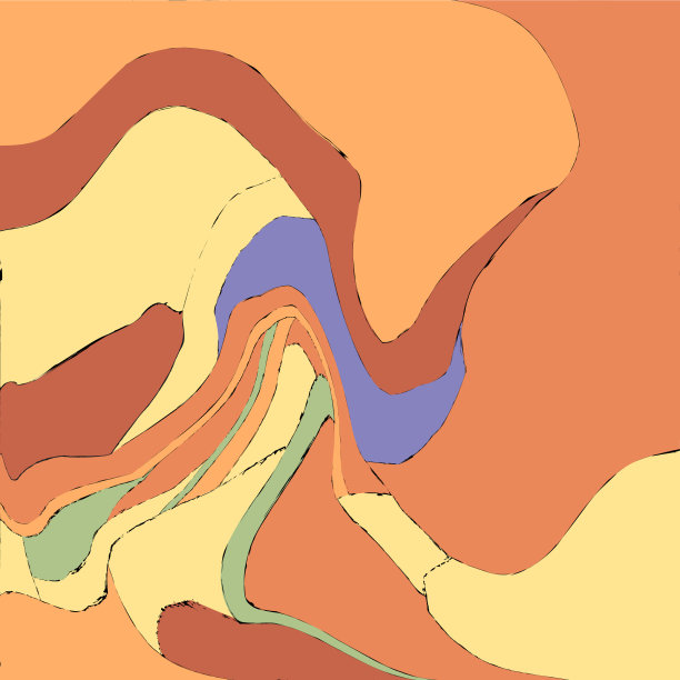 心疼的颜色叠加纹理图片下载