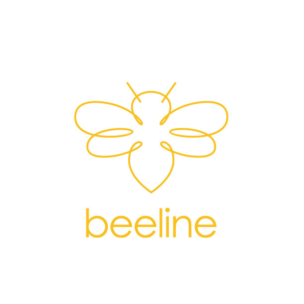 线艺蜂标志设计灵感图片下载