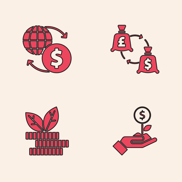 设美元植物货币兑换货币和图片下载