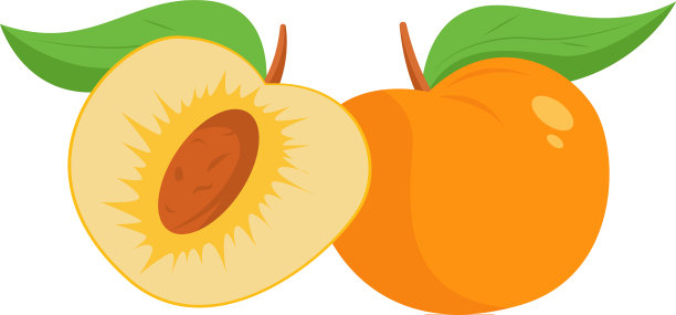 桃子水果图标图片下载