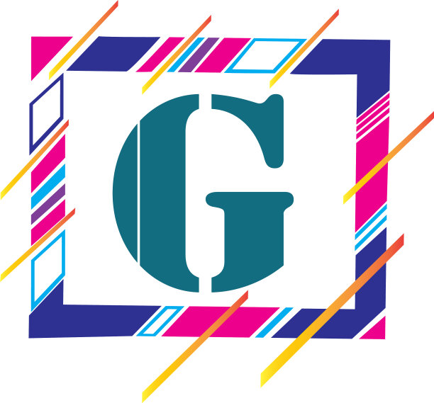 字母g标志为图标设计模板元素图片下载