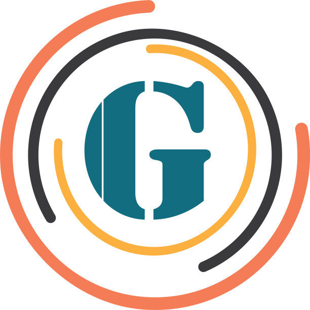 字母g标志为图标设计模板元素图片下载