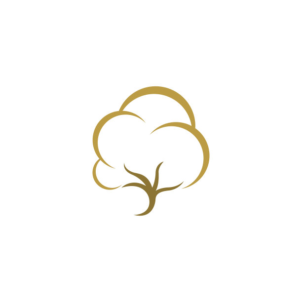 棉花标志图标设计图片下载