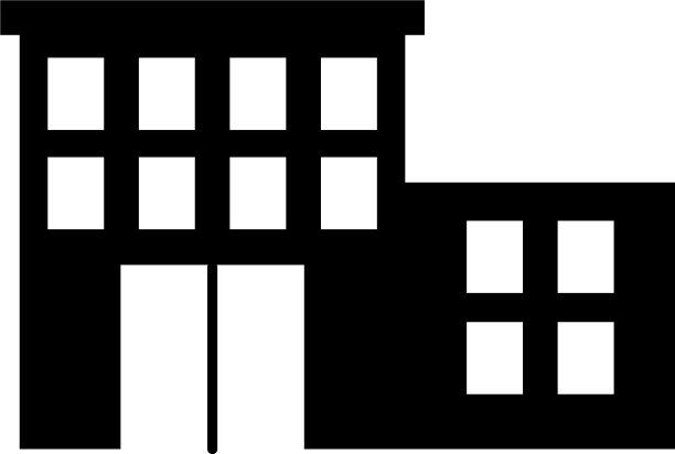 标志性城市建筑剪影风格图片下载