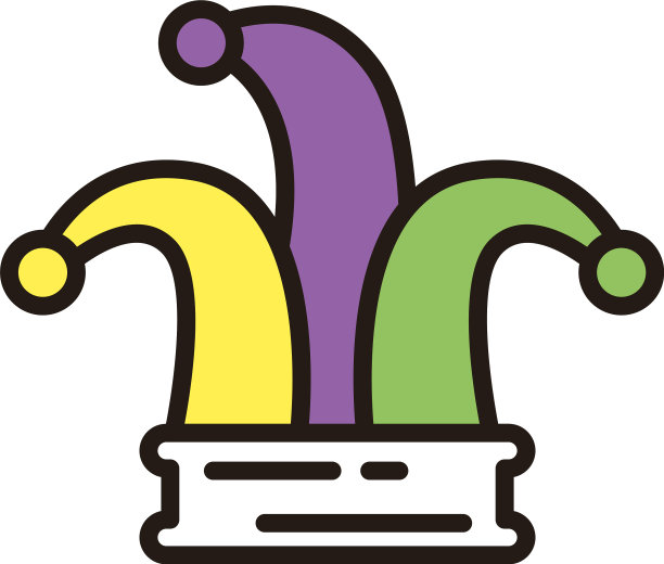 狂欢节小丑的设计图片下载