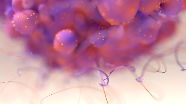 癌细胞，细胞生长失控，变得具有侵袭性图片下载